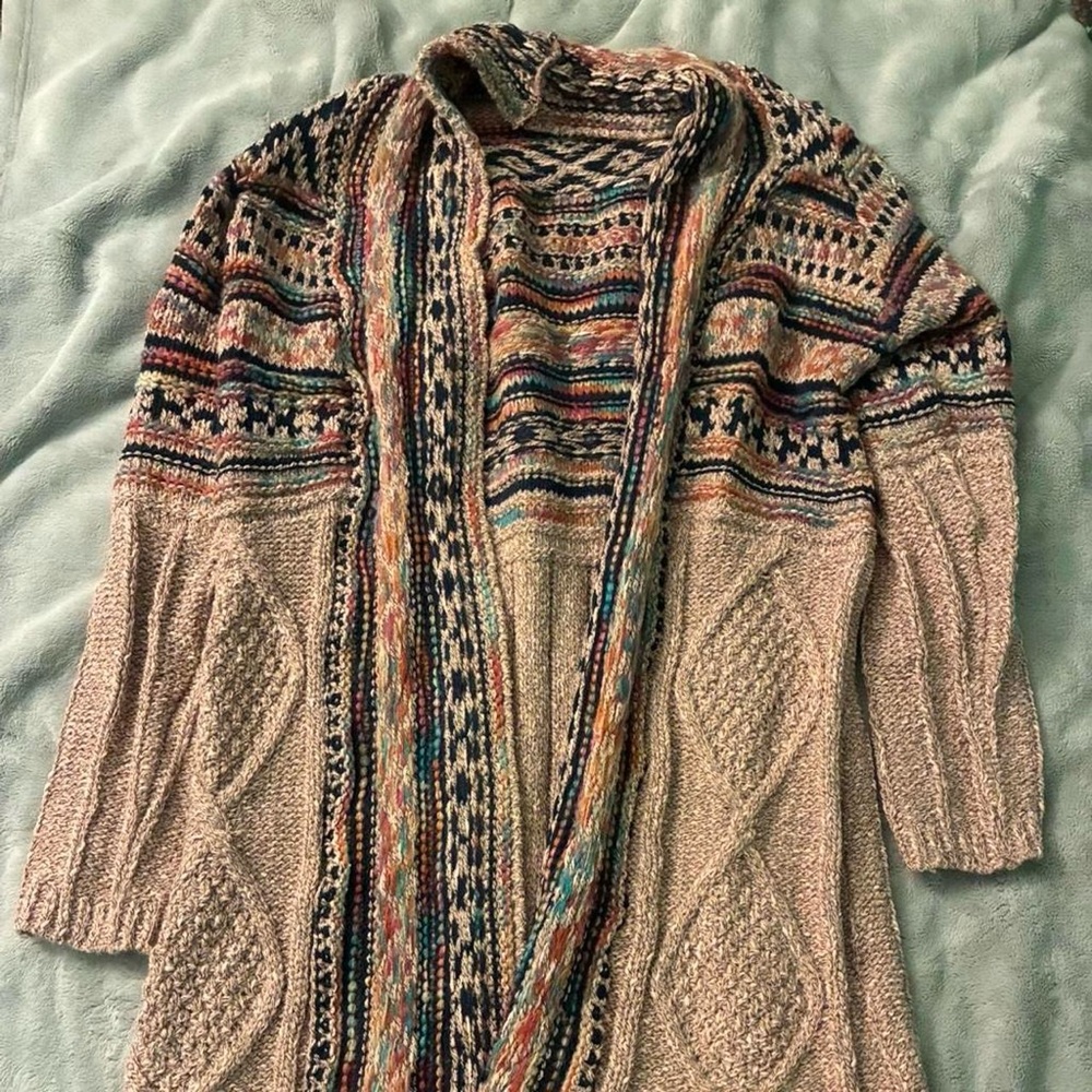 Multicolor Patterned Women's Sweater
